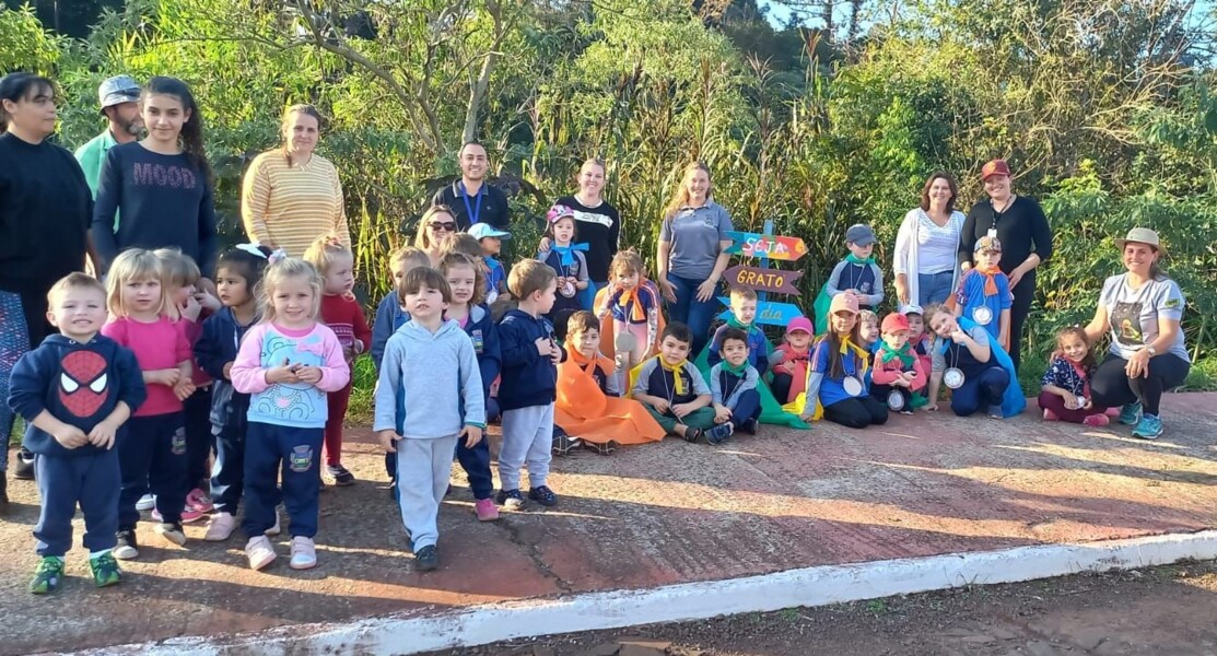 Turmas da Educação Infantil que participaram da atividade.