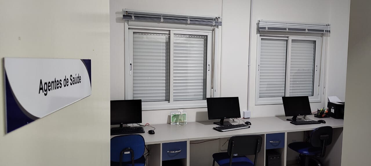 Sala dos Agentes Comunitários de Saúde.