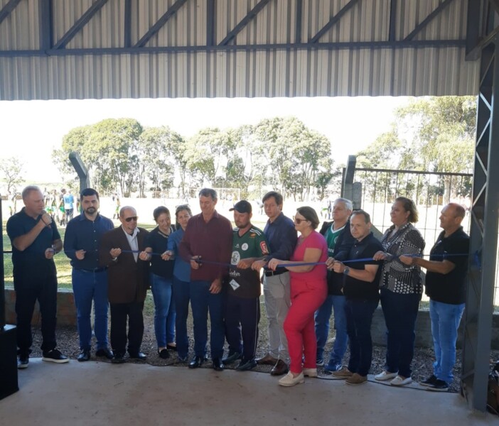 Prefeito Gelson Scherer destacou  a importãncia da obra para a comunidade de Bom Pastor.
